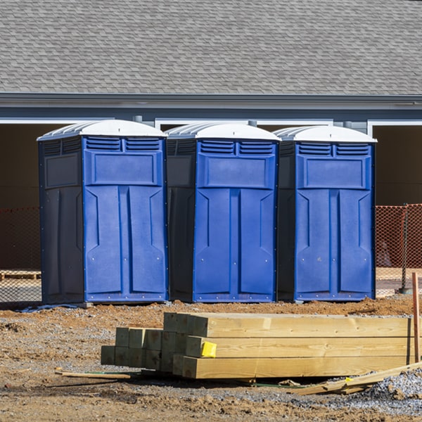 do you offer hand sanitizer dispensers inside the porta potties in Hinkley